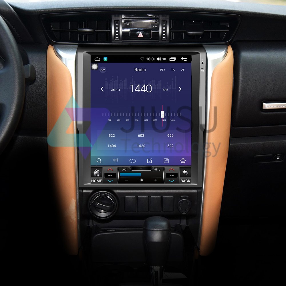 12.1'' Touch Screen Android Car Radio GPS Navigation DVD Player Stereo Multimedia Audio System for Toyota Fortuner 2016-2018