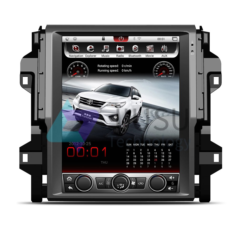 12.1'' Touch Screen Android Car Radio GPS Navigation DVD Player Stereo Multimedia Audio System for Toyota Fortuner 2016-2018