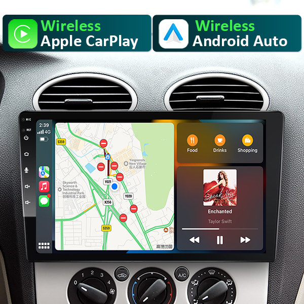 supplier IYING 2G+32G Apple Wireless Play Bluetooth 2 Din Music System Android Carplay Car Auto Radio Stereo Audio DVD Player