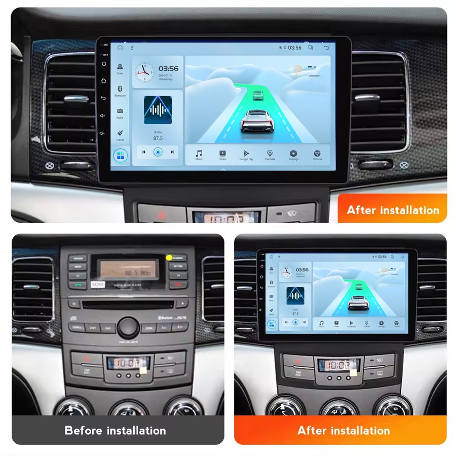 2+32GB Android IPS Car Radio Multimedia System GPS Navigation Stereo Car Video Player For SsangYong Korando 2010-2013