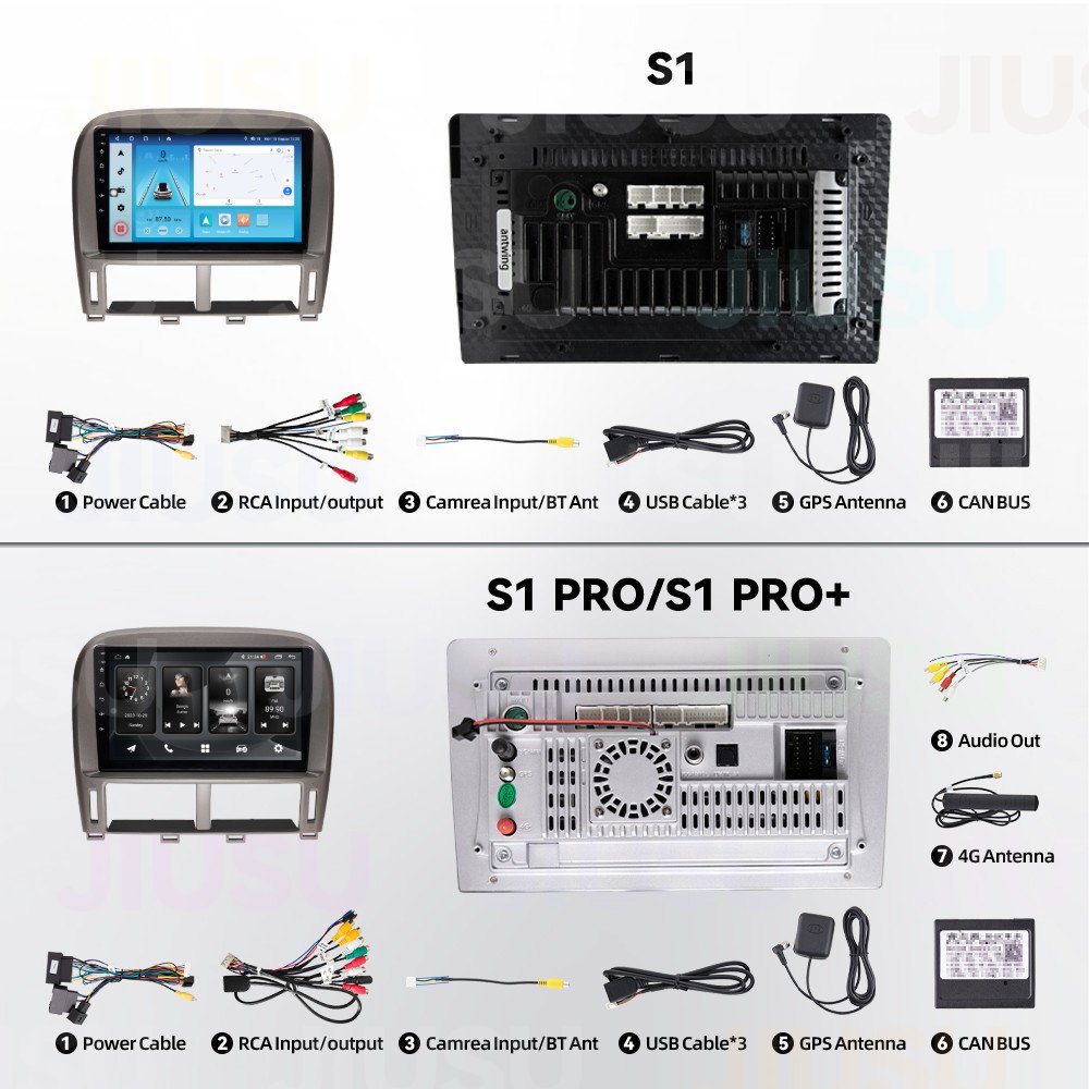 Android 12 Car Radio GPS DVD Player Stereo Multimedia Audio System for Lexus LS430 2001-2006 High level with Carplay DSP DAB