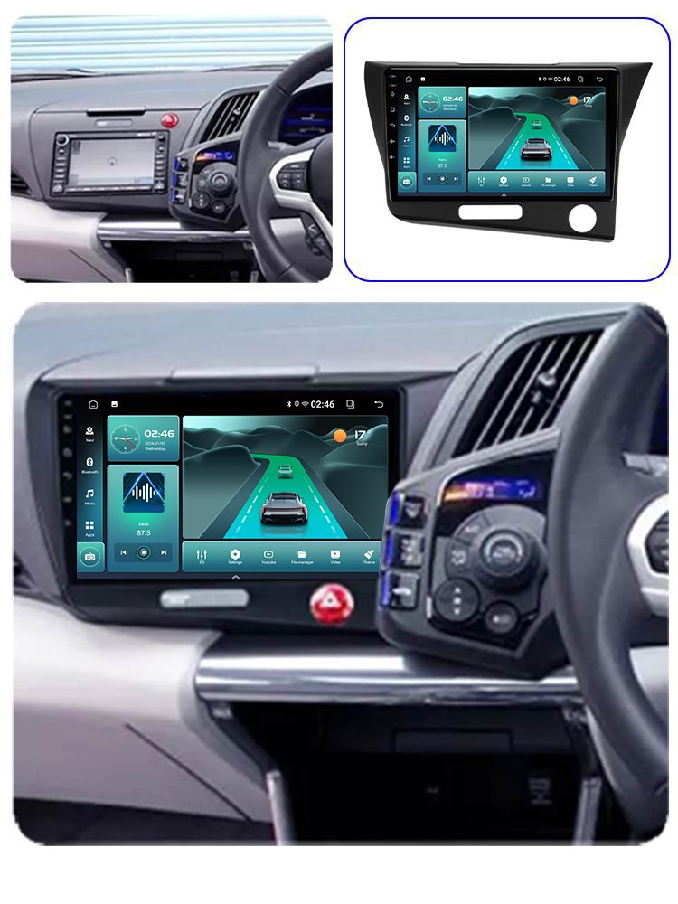 New Android 2 din car radio for Honda CRZ 2010-2016 RHD Multimedia Audio dvd GPS Navigation Stereo 5G-WIFI with Car Player