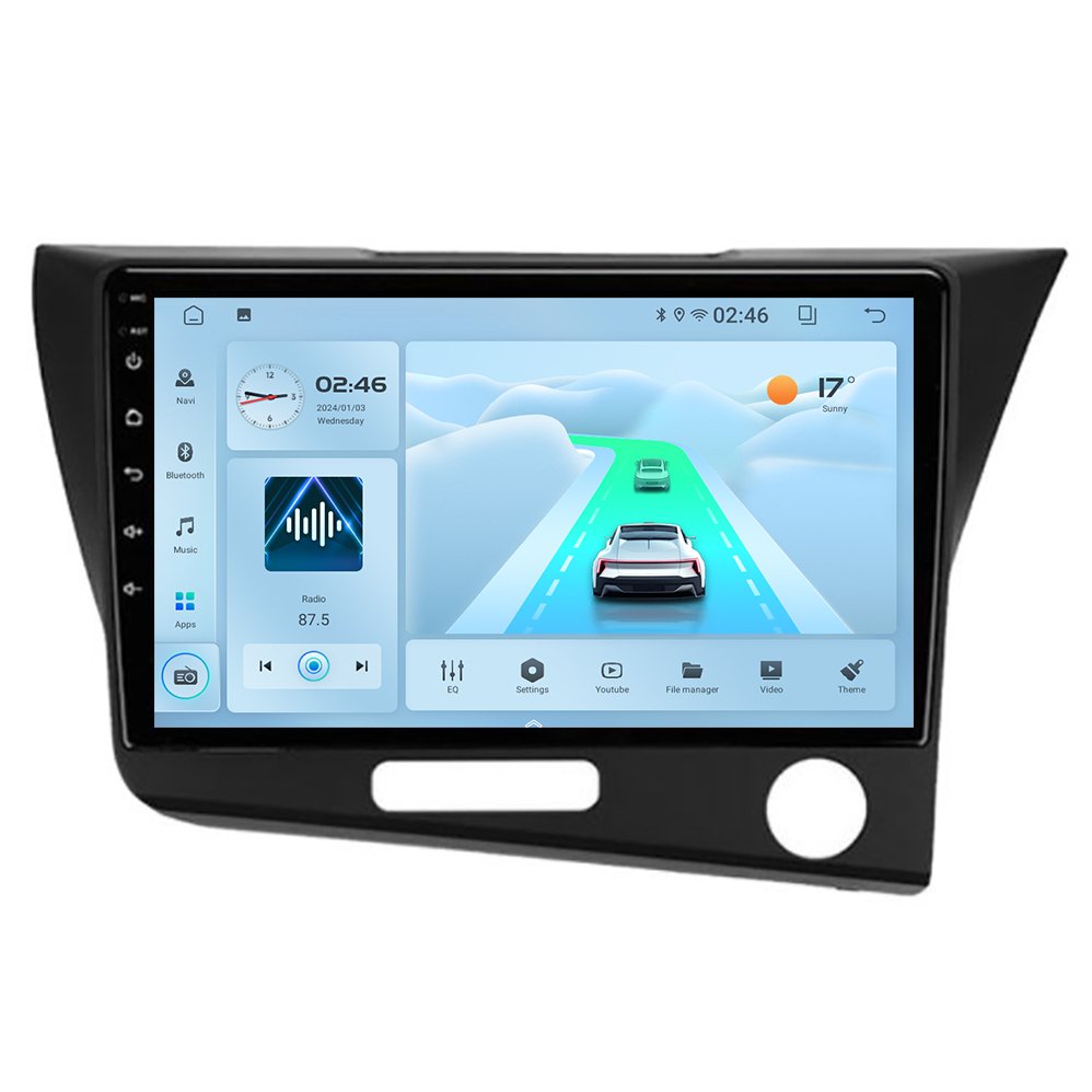 New Android 2 din car radio for Honda CRZ 2010-2016 RHD Multimedia Audio dvd GPS Navigation Stereo 5G-WIFI with Car Player