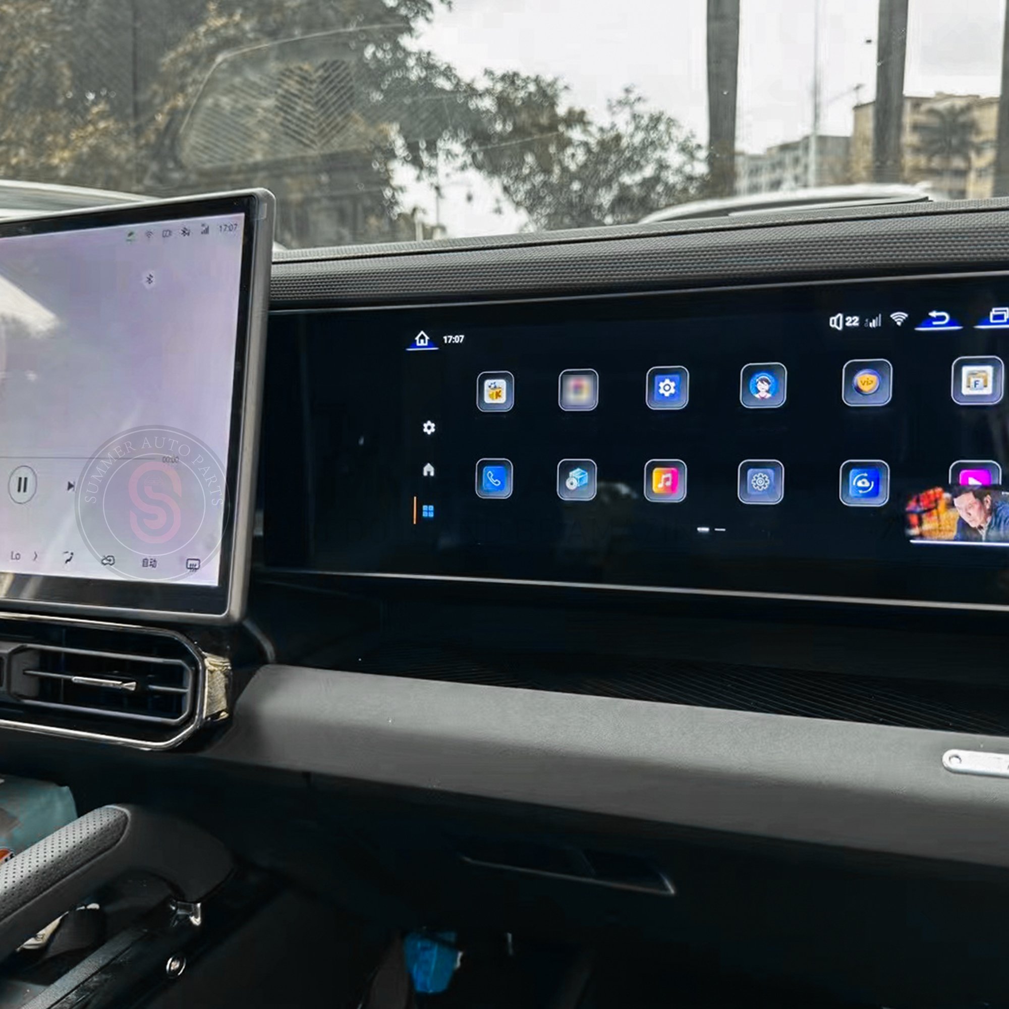 Radio Touch Screen Android System Video Player Wifi Passenger Position Car Multimedia Player For Jetour T2 Screen
