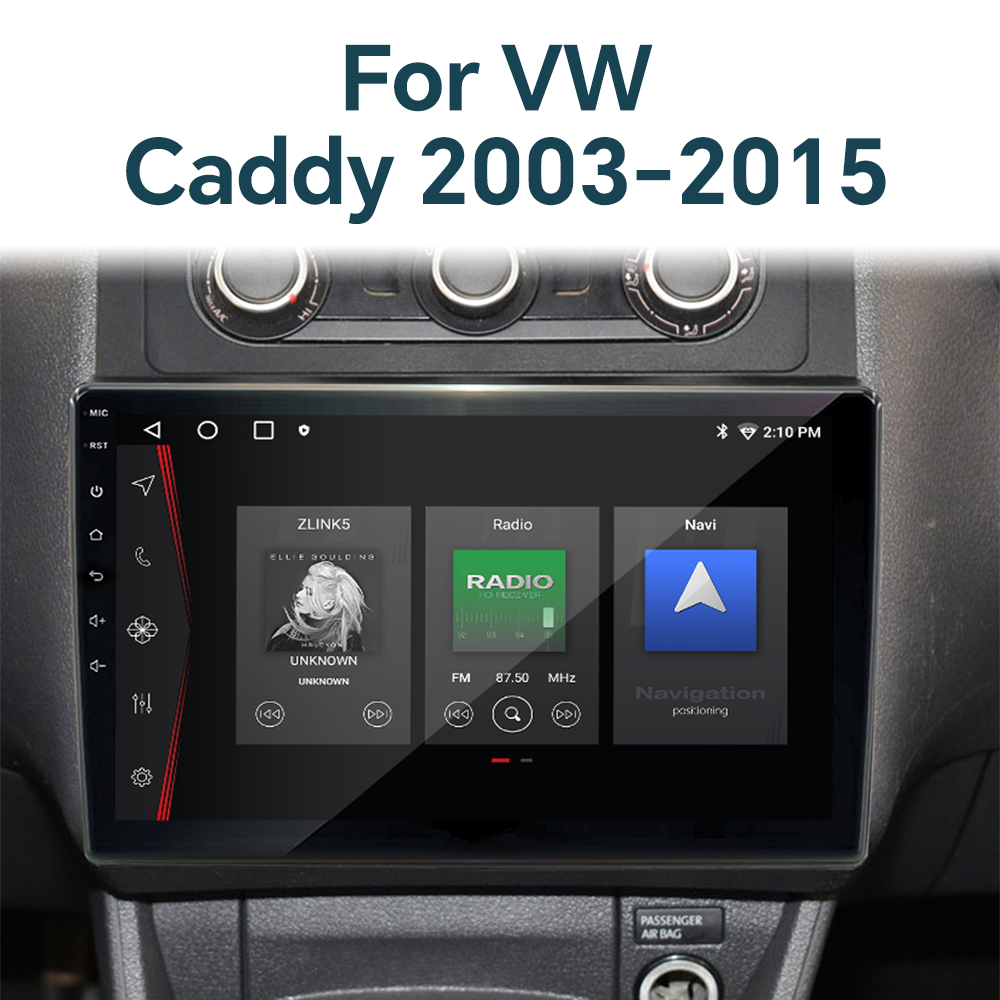 Customizable Android Car Radio DVD Player for VW Volkswagen Caddy 2003-2015 Stereo Audio Navigator GPS DSP Car-play Screen 2Din
