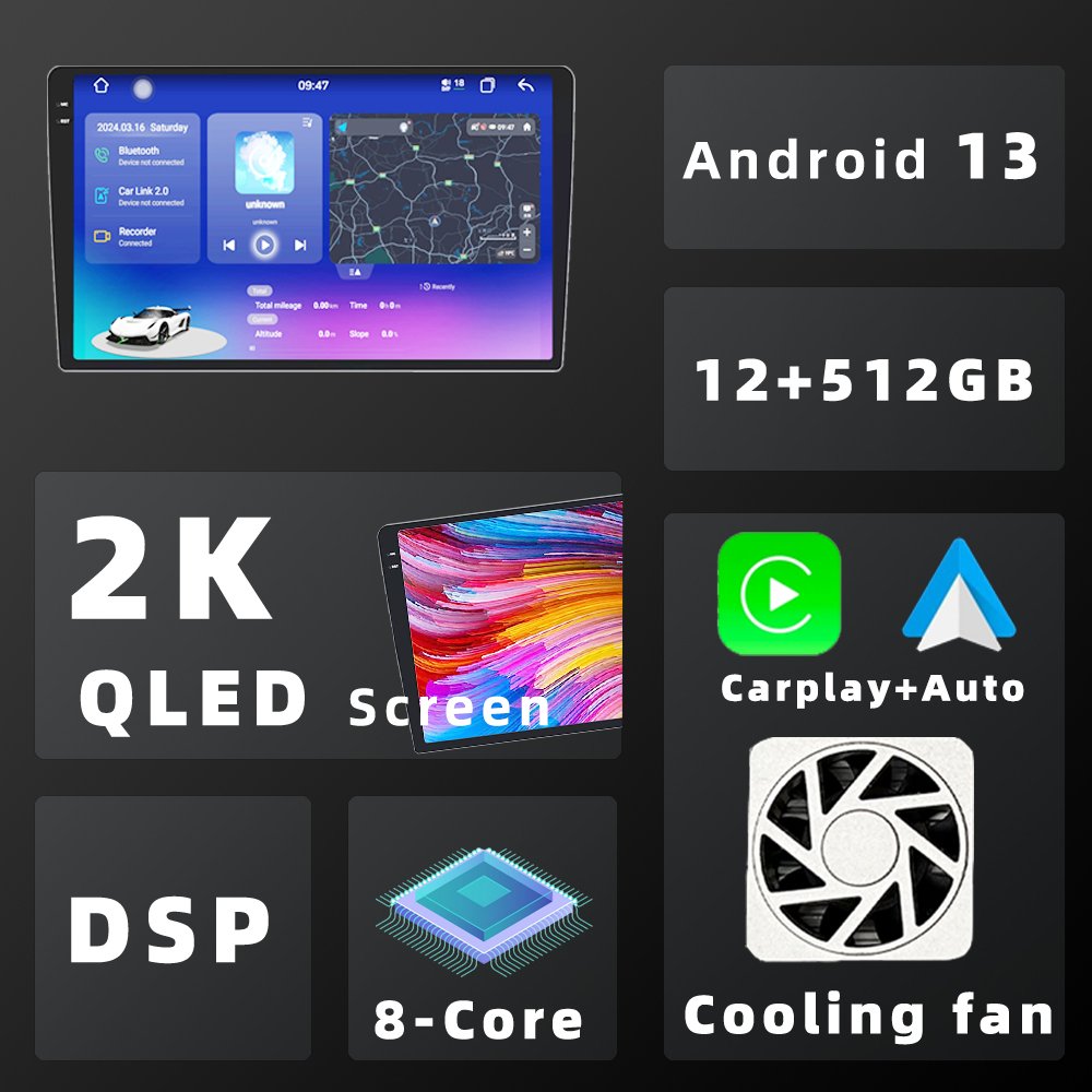 7870 10.1 Inch Android 13 Car Radio Carplay Android Auto Gps Wifi Hifi Audio For Honda Odyssey 2005-2010 Car Stereo