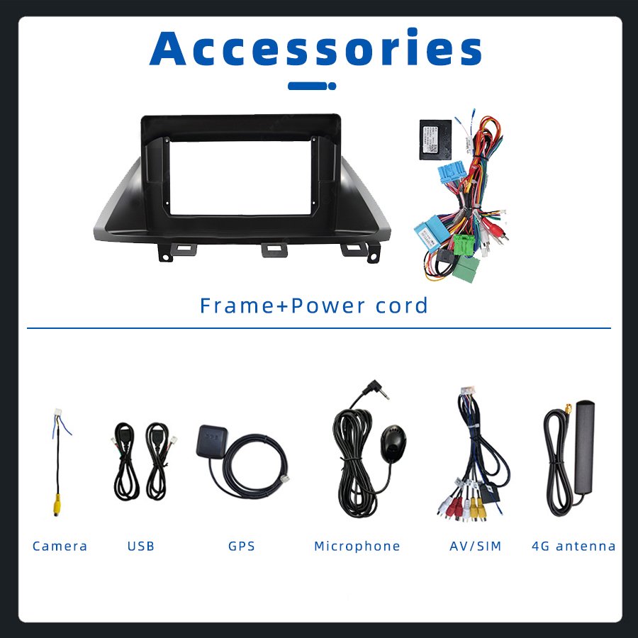 7870 10.1 Inch Android 13 Car Radio Carplay Android Auto Gps Wifi Hifi Audio For Honda Odyssey 2005-2010 Car Stereo