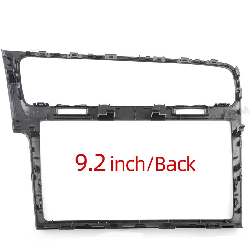 9.2 inch MIB Right-hand Drive CD Box Black Brushed Silver Screen Bezel Car Radio Panel For VW Golf 7 7.5