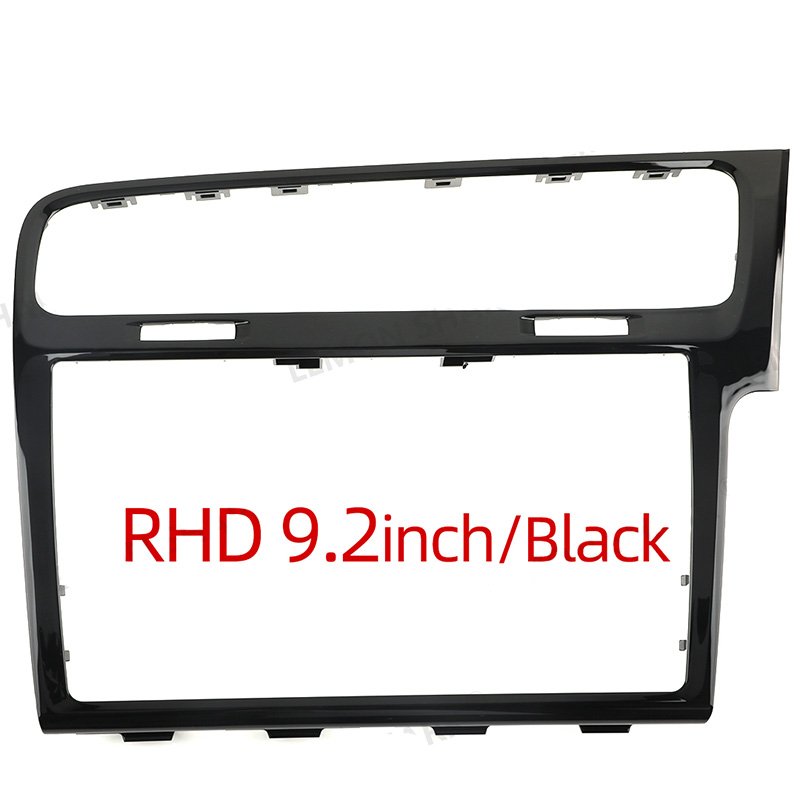 9.2 inch MIB Right-hand Drive CD Box Black Brushed Silver Screen Bezel Car Radio Panel For VW Golf 7 7.5