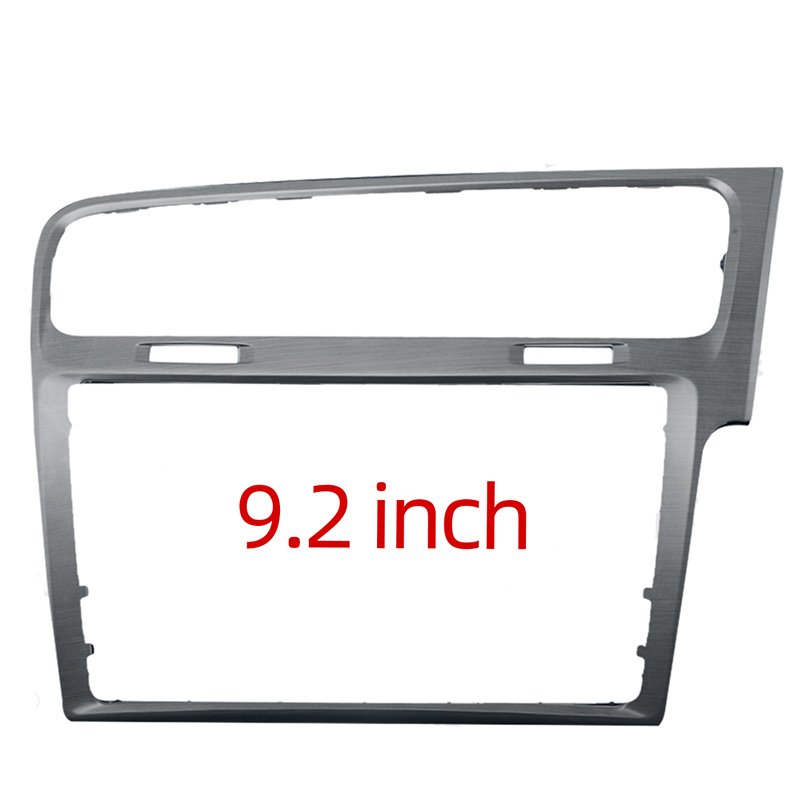 9.2 inch MIB Right-hand Drive CD Box Black Brushed Silver Screen Bezel Car Radio Panel For VW Golf 7 7.5