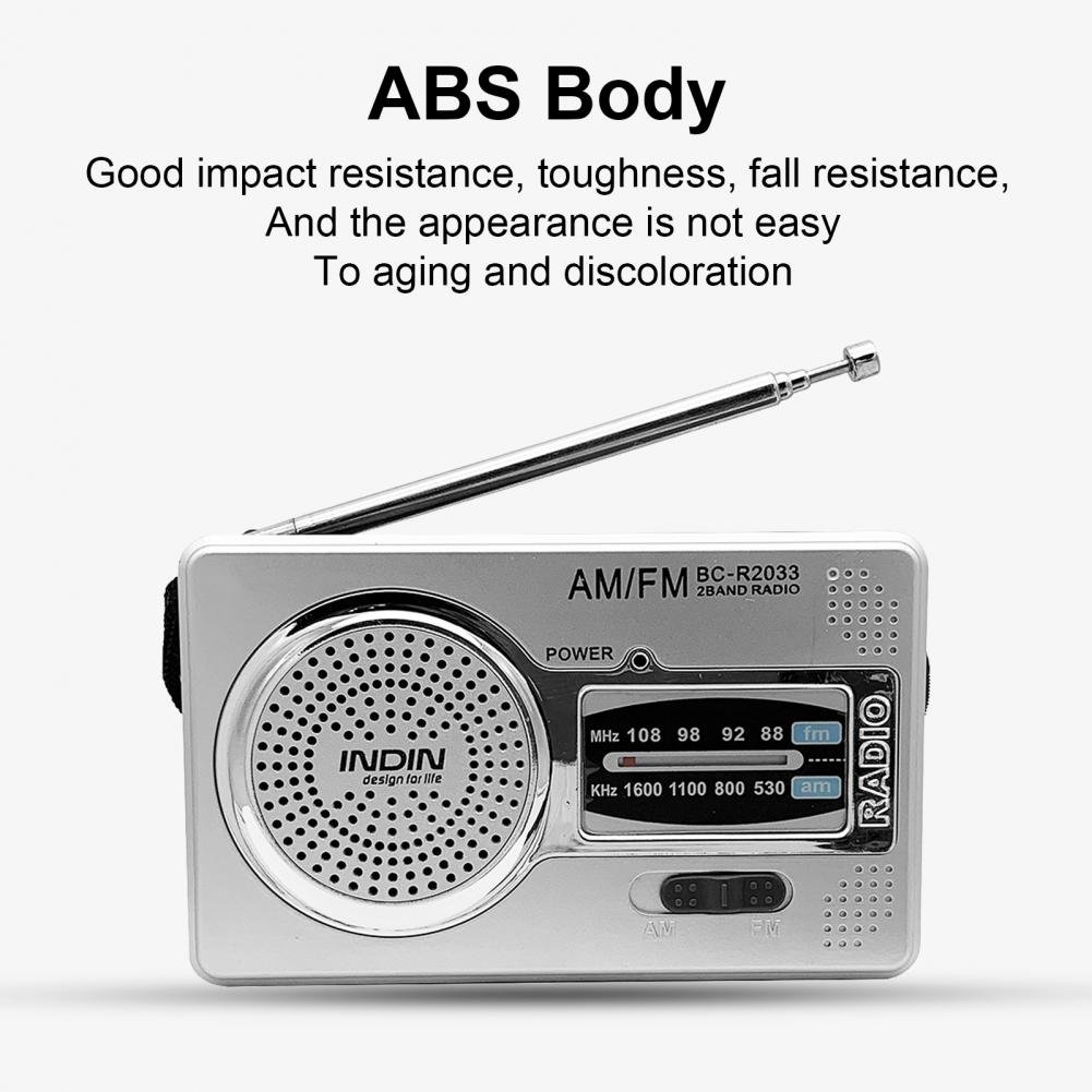 Brand ned 2024 Portable Mini Pocket AA Battery FM AM Antenna Radio for rescue emergency used