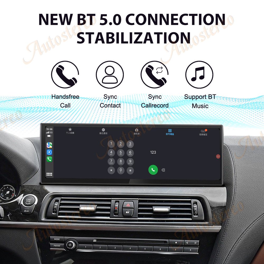 14.9 inch Android 13 For BMW 6 Series F06 2009-2017 Car Radio GPS Navigation Multimedia Player Stereo Wireless Carplay