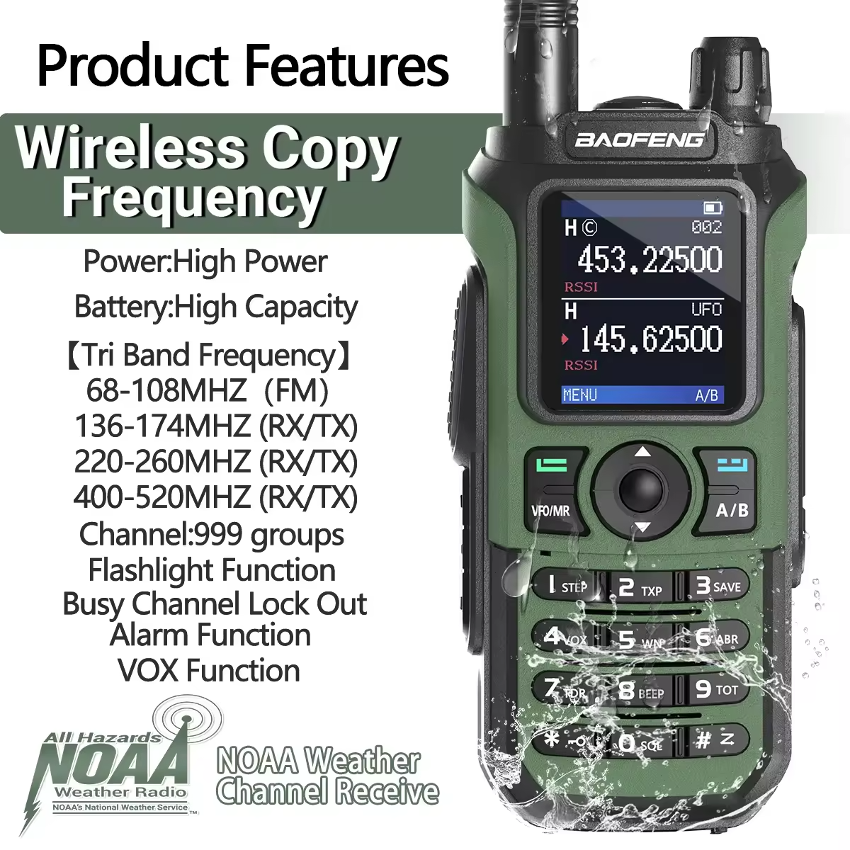 2024 hot sell Professional Baofeng UV-21 Walkie-Talkie Portable Amateur Radio Type-c Amateur Two-Way Radio UHF VHF Baofeng UV-21