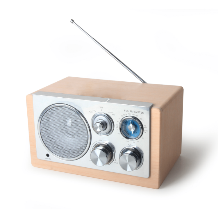 2020 All New Vintage Portable Speaker Fm Radio Antique Design Wooden Radio