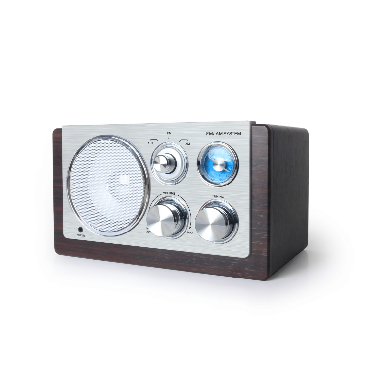 2020 All New Vintage Portable Speaker Fm Radio Antique Design Wooden Radio