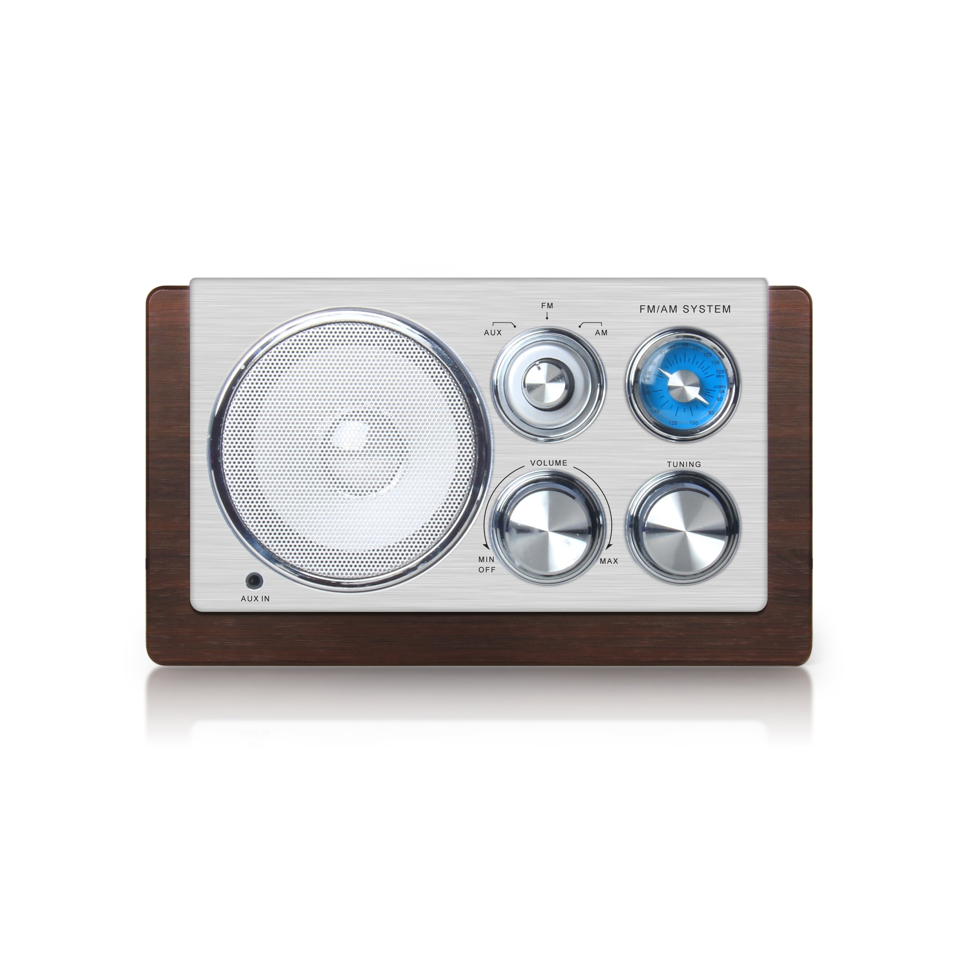 2020 All New Vintage Portable Speaker Fm Radio Antique Design Wooden Radio