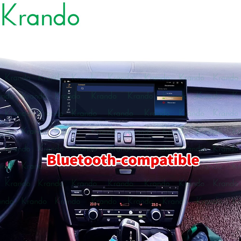 Krando14.9" QLED android car radio gps stereo For BMW 5 Series F07 2009~2017 car multimedia player wireless android auto carplay