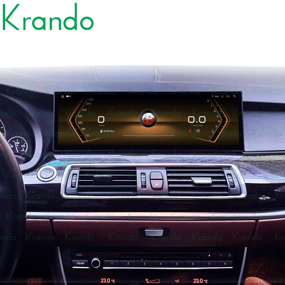 Krando14.9" QLED android car radio gps stereo For BMW 5 Series F07 2009~2017 car multimedia player wireless android auto carplay