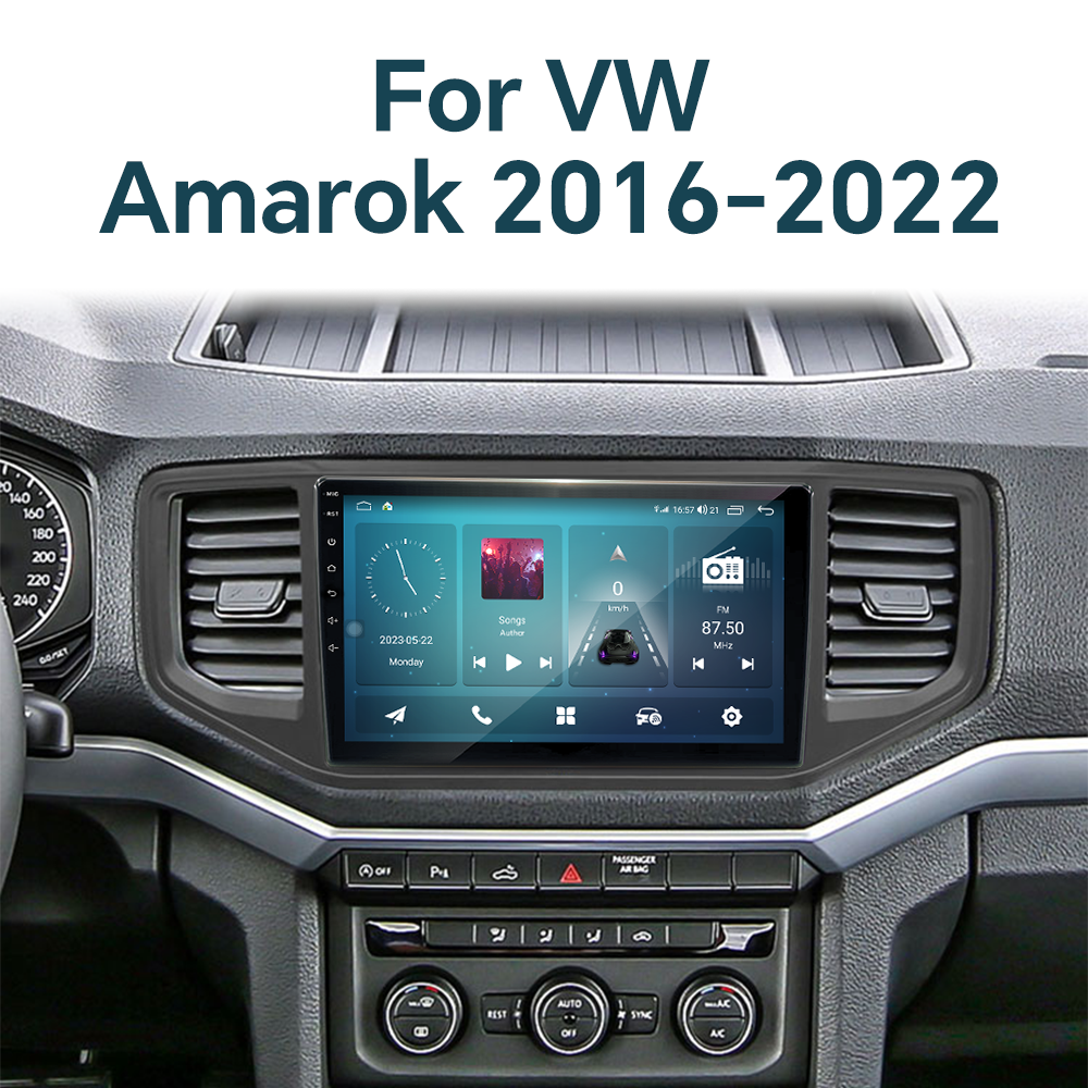 Android Car Radio DVD Player Screen for VW Volkswagen Amarok 2016-2022 Stereo Audio Navigator GPS DSP BT IPS Car-play 360 Camera