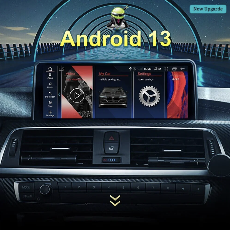 Factory price 10.25" Car Video Built-in Carplay DVD Player stereo screen Android13 For BMW X5 E70 X6 E71 2008-2013 CIC CCC