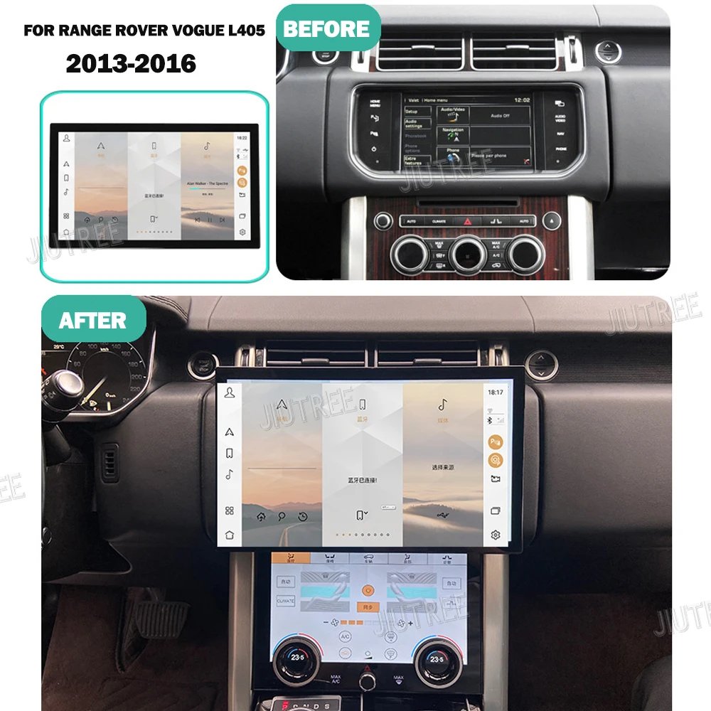 13.3" Android For Land Rover Range Rover Vogue L405 Sport L494 2013-2017 Car GPS Navigation Auto Head Unit Multimedia Radio