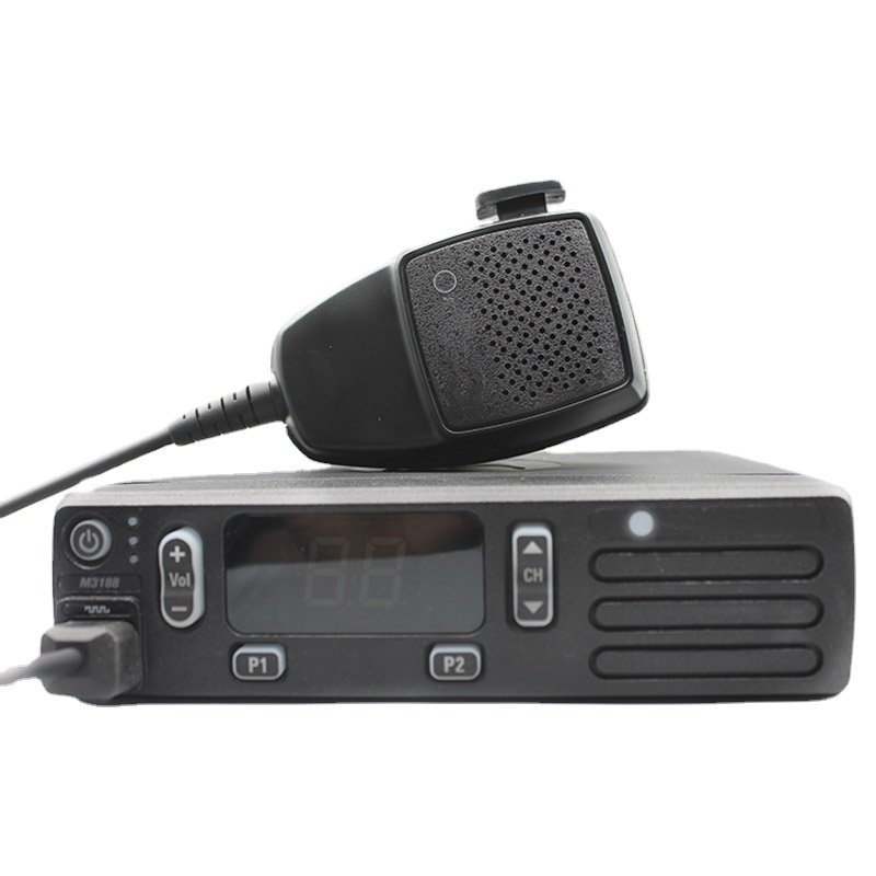 25W Mobile Radio Base Station 50W Two Way Radio Station DEM300 Digital Display Walkie Talkie for XiR M3188