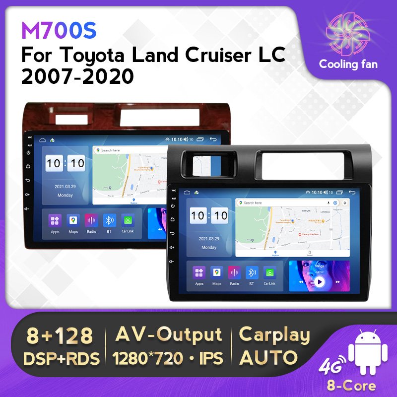Mekede MS 8-Core 8 128GB IPS Screen Car DVD Player video Vehicle mounted display for Toyota Land Cruiser LC 2007 2020