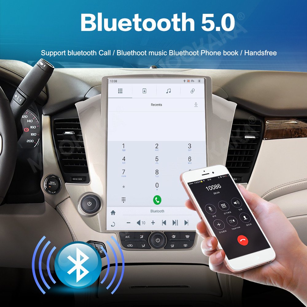 14" For Chevrolet Suburban Tahoe GMC Yukon 2014-2020 Car Radio Multimedia Player Android 1Din Bluetooth Screen Audio Central