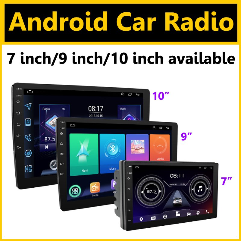 2 Din Android 13 Car Radio A7132 1+32G Wifi+GPS Multimedia Player Double Din Car Stereo Autoradio Estereos Player GPS Navigation