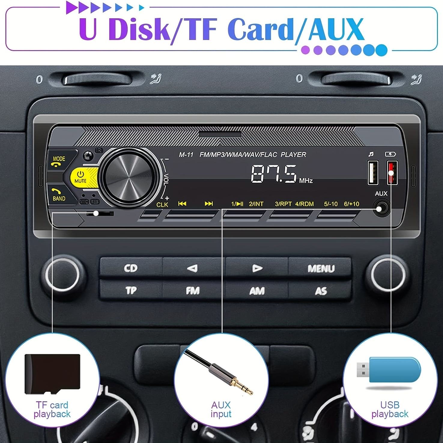 Car MP3 Player Car Stereo Radio Para Carros Autoradio BT FM Aux-in Receiver SD USB MP3 MMC WMA ISO Port
