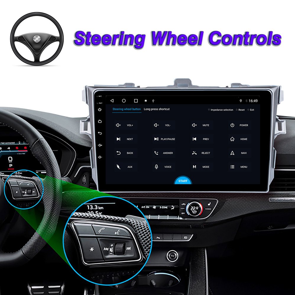 2 DIN Android 13 Radio For Citroen Berlingo 2018-2021 Car Multimedia Carplay Stereo GPS Navigation Head Unit Video Player