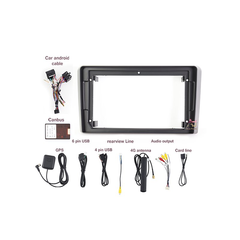 Aijia Top One Factory Trim Antenna 9 in For Audi A3 2008-2012 with Canbus box Amplifiers Power Cable Car Vehicle Bracket