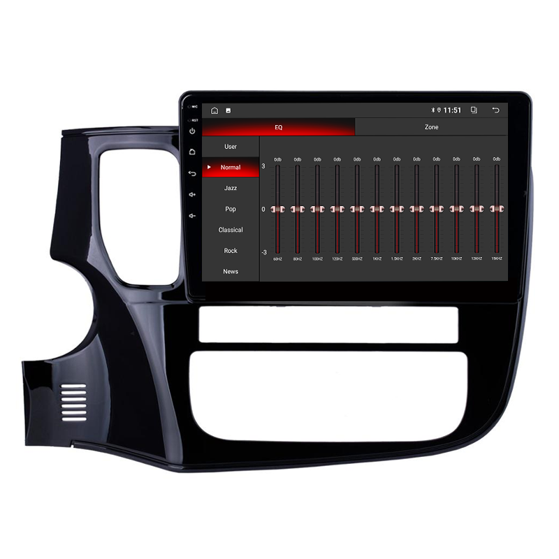 10 inch Touch Screen Android 10.0 Car Audio System for Mitsubishi Outlander 2014-2017 Car Radio DVD Player Multimedia System