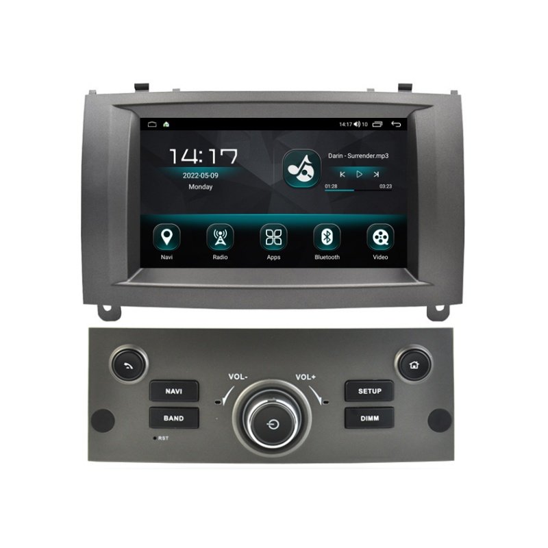 7" Screen OEM Style without DVD Deck For Peugeot 407 2004-2011 Car Multimedia Stereo GPS CarPlay Player
