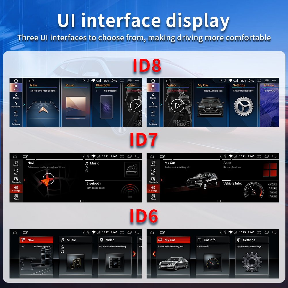 Factory price Android 14 car multimedia video player car radio GPS FORBMW 3/4 Series F30 F31 F32 wireless carplay Android auto