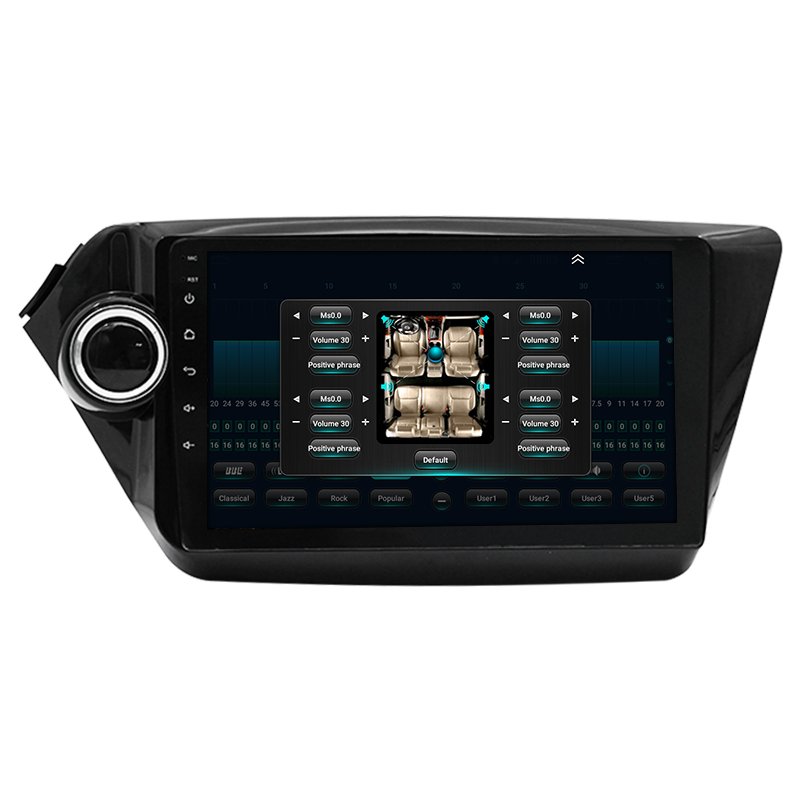 9 Inch 4+64GB DSP 4G Touch Screen Android Car DVD Stereo Player with Carplay For Kia K2 Car GPS Navigation