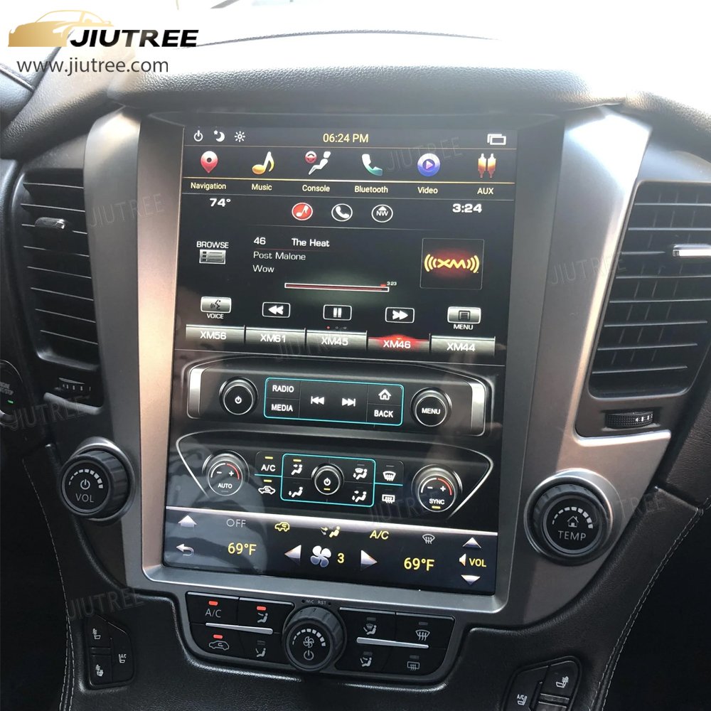 Android Car Radio 12.1 Inch Android Vertical Screen Navigation Radio For Chevrolet Tahoe Suburban GMC Yukon 2015 - 2020 carplay