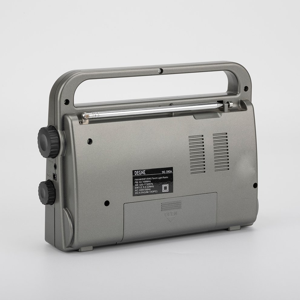 Hot Seller Retro Styled Radio in the UK for Outdoor Camping & Hiking with Convenient Battery Operation & Clock Function