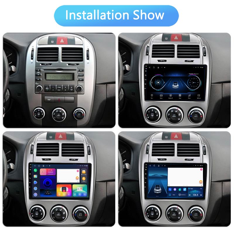 9inch HD full touch android Stereo car dvd player for Kia Cerato 2004-2008 radio multimedia gps navigation system