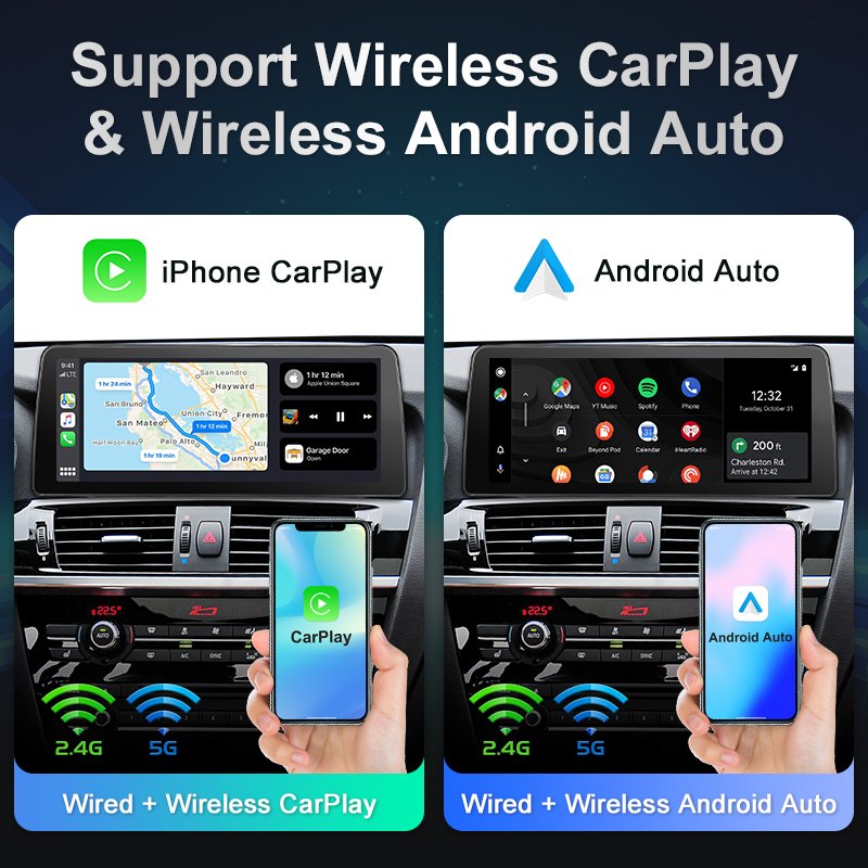 Double Din 9" 2+32/8+64G Android Car Stereo Touch Screen 2 Din Car Radio Autoradio GPS WIFI BT FM For BMW X3 X4