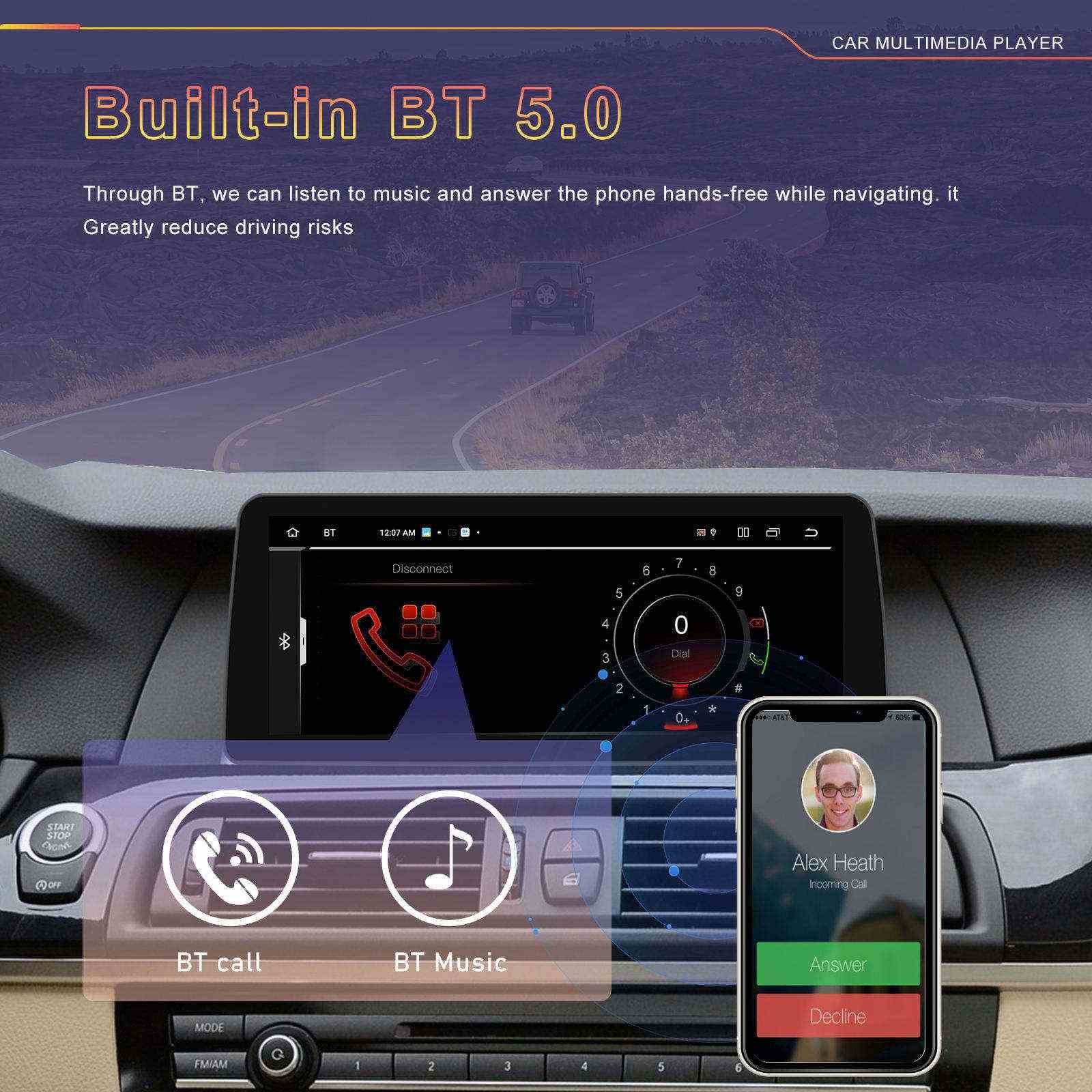 10.33 Inch 8 core Car Radio 4G WiFi Carplay Bluetooth Navigation GPS Touch Screen Smart Car Radio