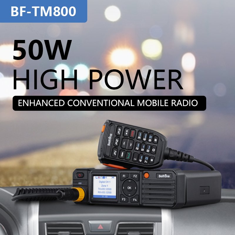 BF-TM8500 50 Watts VHF UHF DMR Digital Car Two Way Radio Mobile Radio Base Station