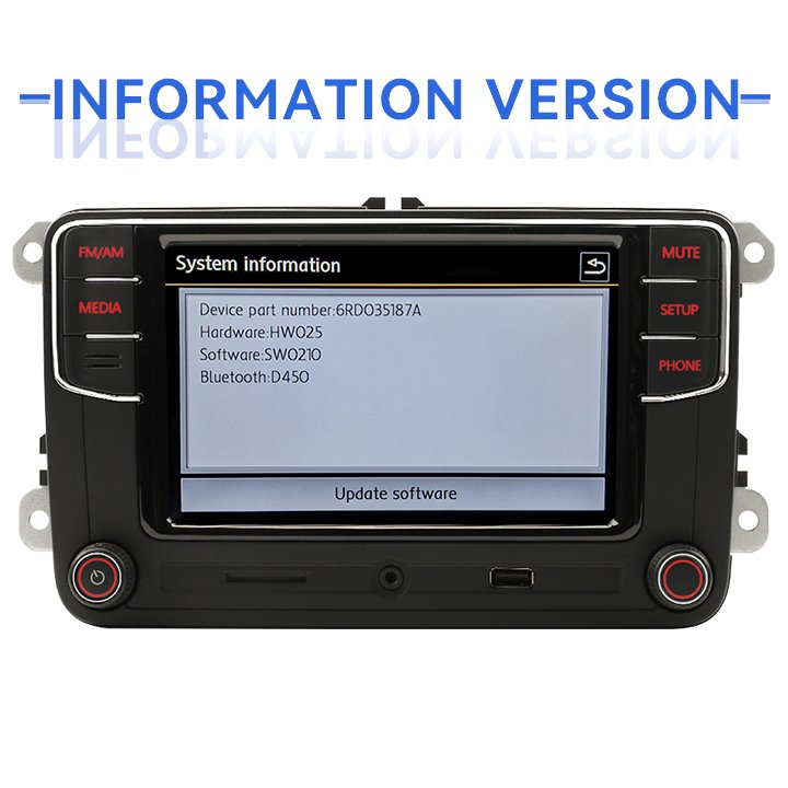 6.5 inch RCD330 6RD035187A Mirrorlink MIB Car Radio For VW Golf 5 Passat B6 B7 Polo Jetta MK5 MK6 CC Tiguan