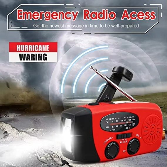 Wholesale OEM Custom Power 2000mah Emergency Radio Digital Radio Fm Am Solar Hand Crank Weather Radio