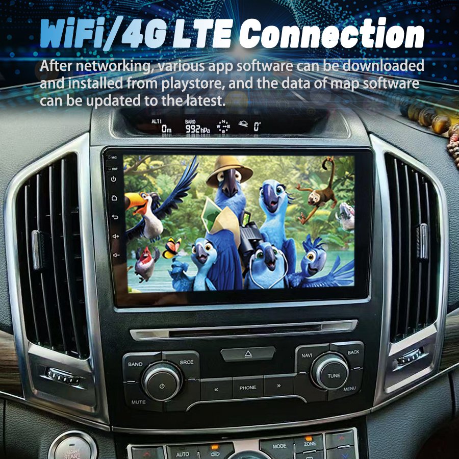 128GB AI Voice CarPlay Car Radio Stereo For Hover Haval H9 2014-2020 GPS Navigation Multimedia Video Player Android Auto HU