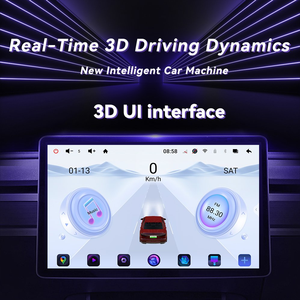 Android 2K Screen 8GB+256GB Car Stereo Multimedia For Mercedes Benz Smart 453 Fortwo 2014-2020 GPS Navigation 5G WiFi Carplay BT