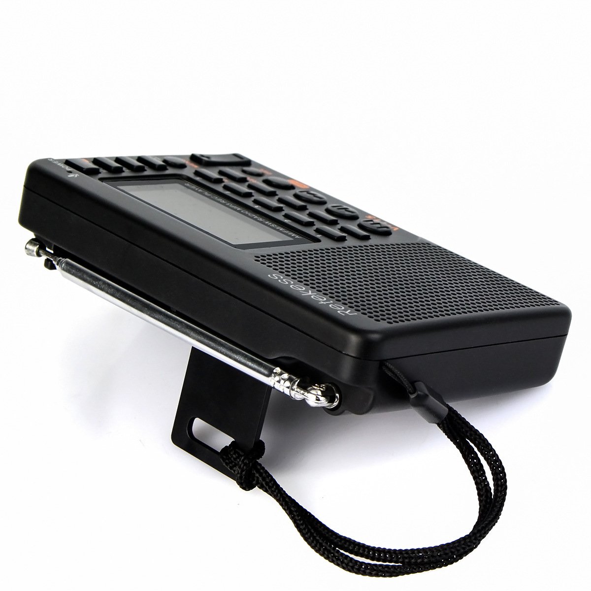 radio all band radio FM AM Sw MP3 recorder Rechargeable Digital 3.5 mm AUX input LCD backlight