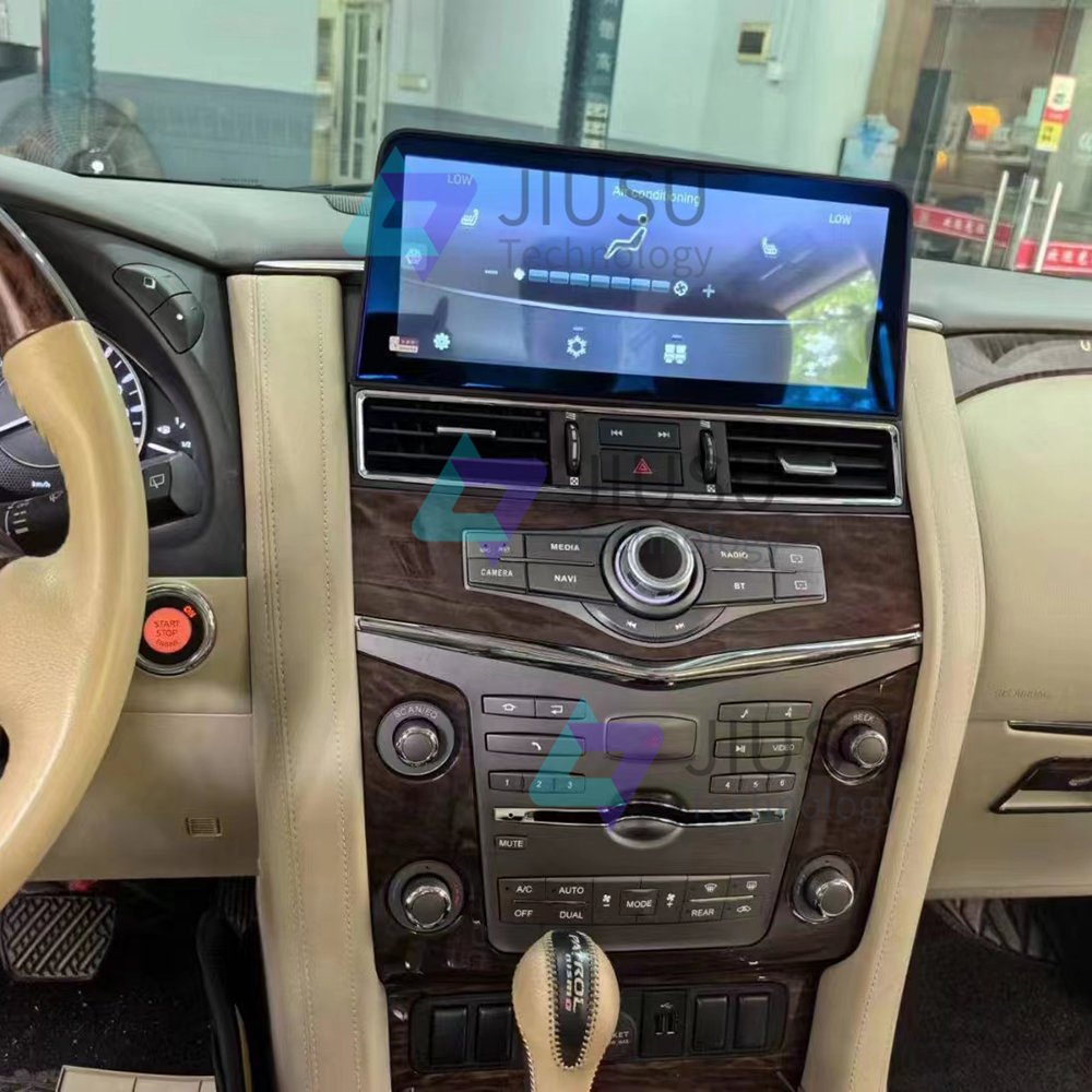 12.3'' Touch Screen Android 12 Car Radio GPS Navigation DVD Player Stereo Multimedia Audio System for Nissan Patrol 2010-2020