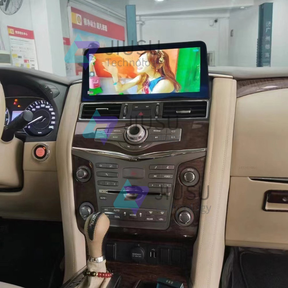12.3'' Touch Screen Android 12 Car Radio GPS Navigation DVD Player Stereo Multimedia Audio System for Nissan Patrol 2010-2020