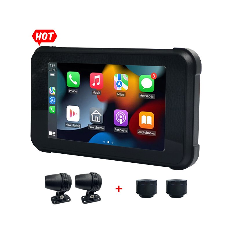 5 inch Waterproof IP67 1024*600 touch screen car gps navigation Linux system car radio for Motorbike and Motorcycle Car Dvd